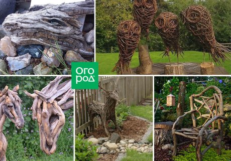 Рутарий в ландшафтном дизайне: корни и коряги на даче в саду (25 фото) | Декор сада